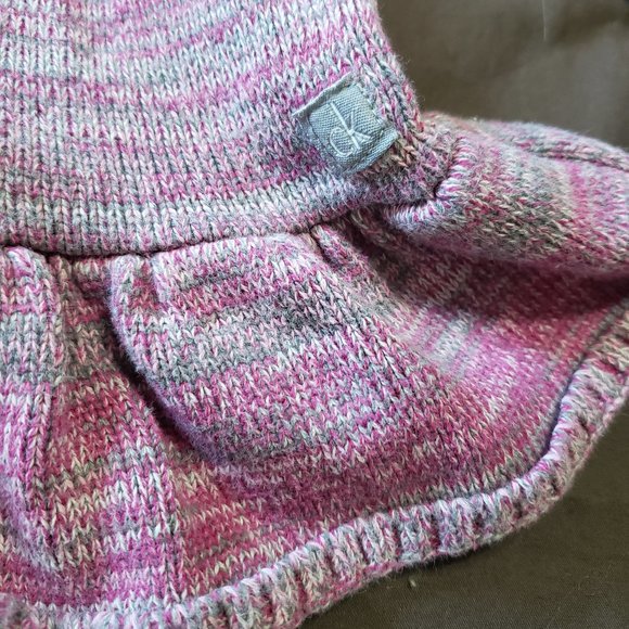 Calvin Klein Hooded Skirted Knit Shirt 3T Size 100% Cotton - Picture 3 of 4